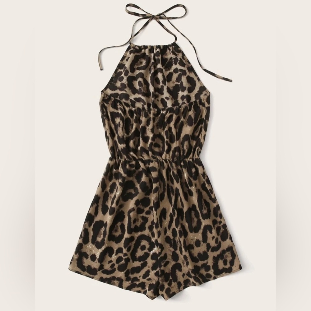 Leopard Romper